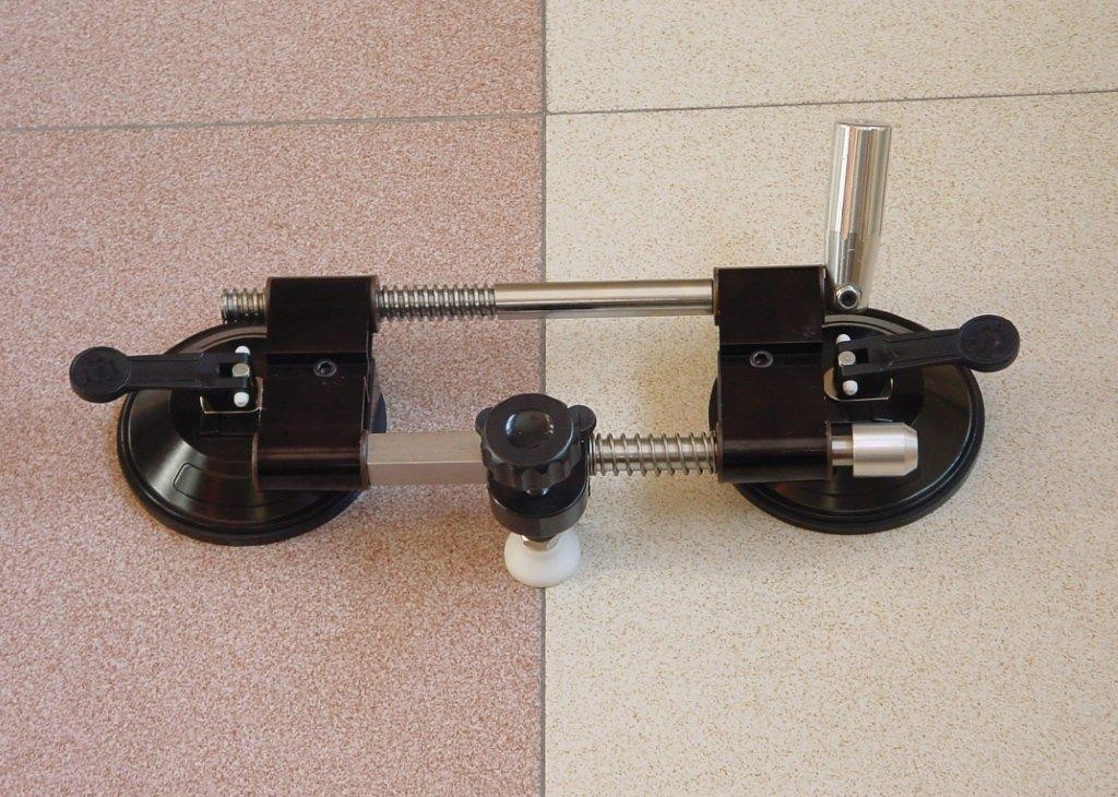 Ventosa doble con husillo